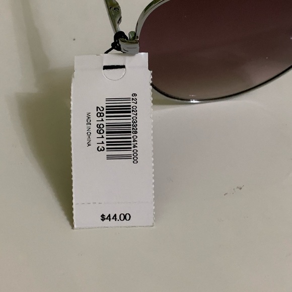 Express aviator sunglasses in silver